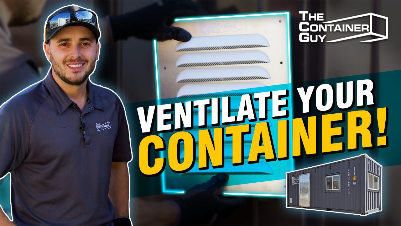 How To Install Vents In A Shipping Container - BigAir® 45 Vent Installation