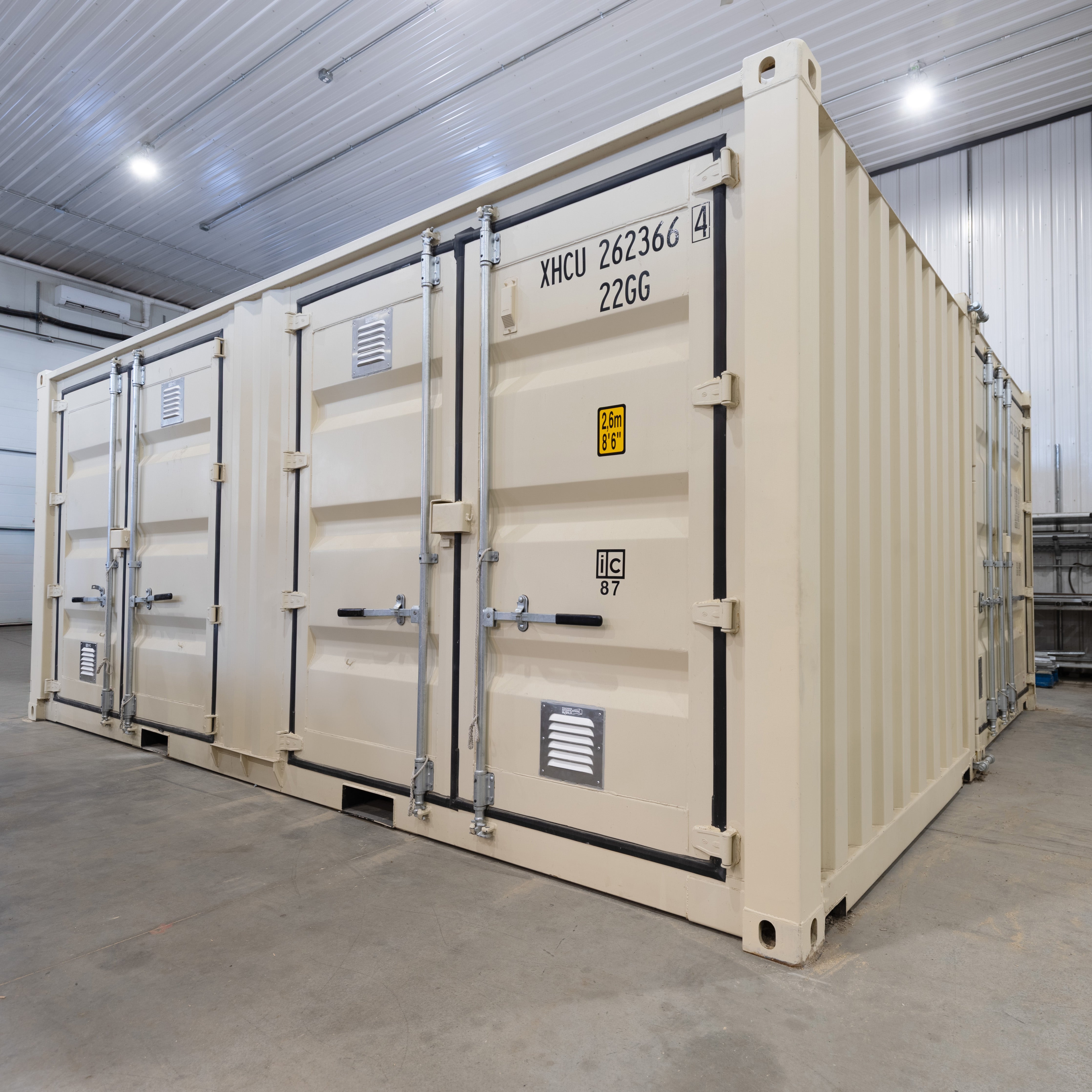 Low Profile 20' Double Wide Kit (Weld-Free) for shipping container