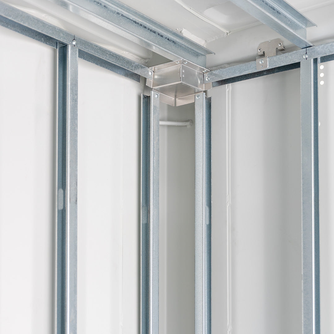2 Corner Casting Covers For Steel Stud Framing (Steel Stud Brackets Not Included)
