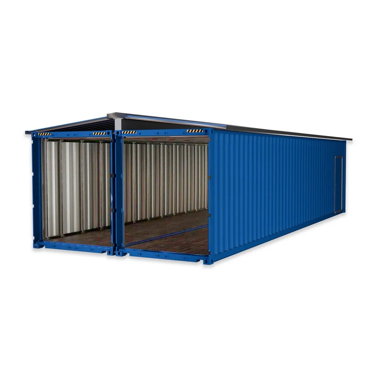 Double-Wide Shipping Container Connection Kit with Weld-Free Header - BETA 1.0