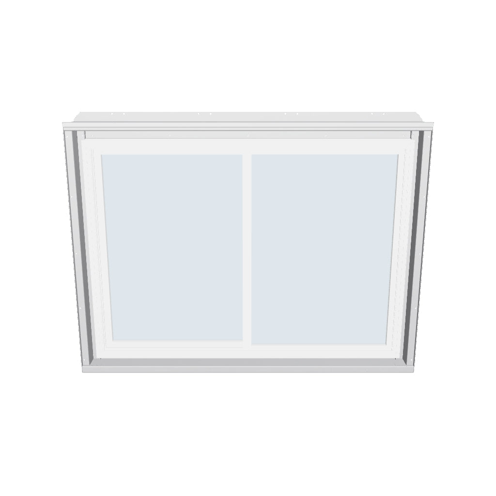 42" x 30" Side Wall Window Frame + 42" x 30" Vinyl Window for shipping containter