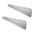 18″ galvanized shelving brackets (2 pack)
