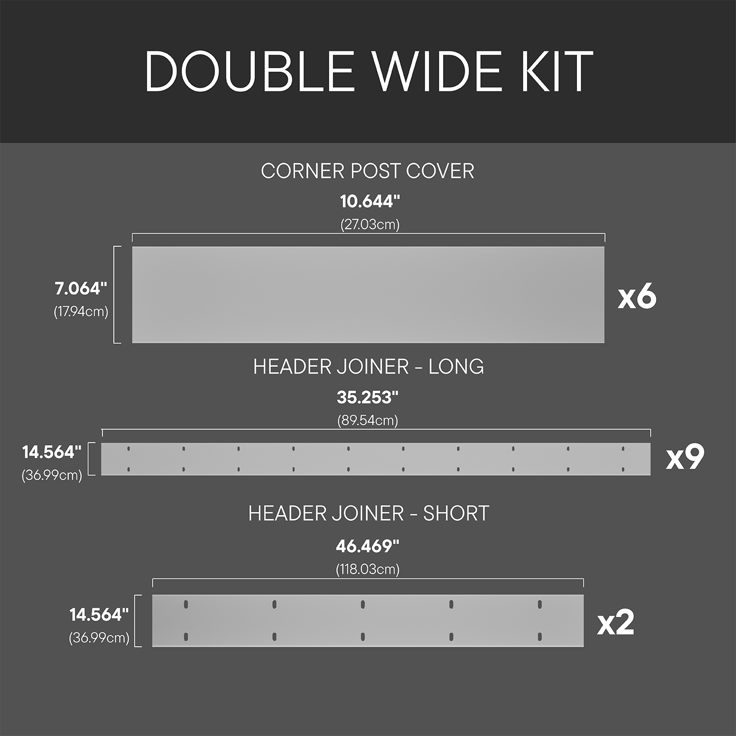 Double-Wide Shipping Container Connection Kit with Weld-Free Header - BETA 1.0