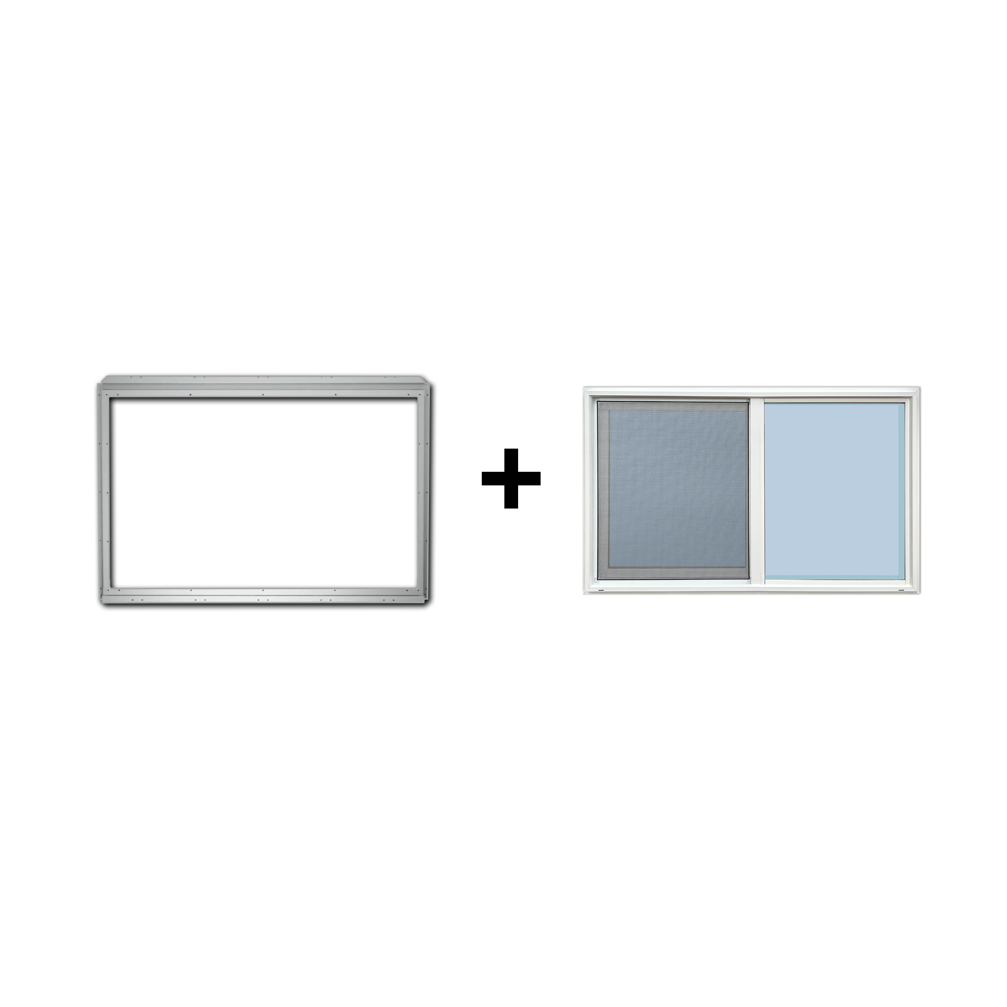 48" x 30" End Wall Framing Kit + 48" x 30" Vinyl Window (BUNDLE)