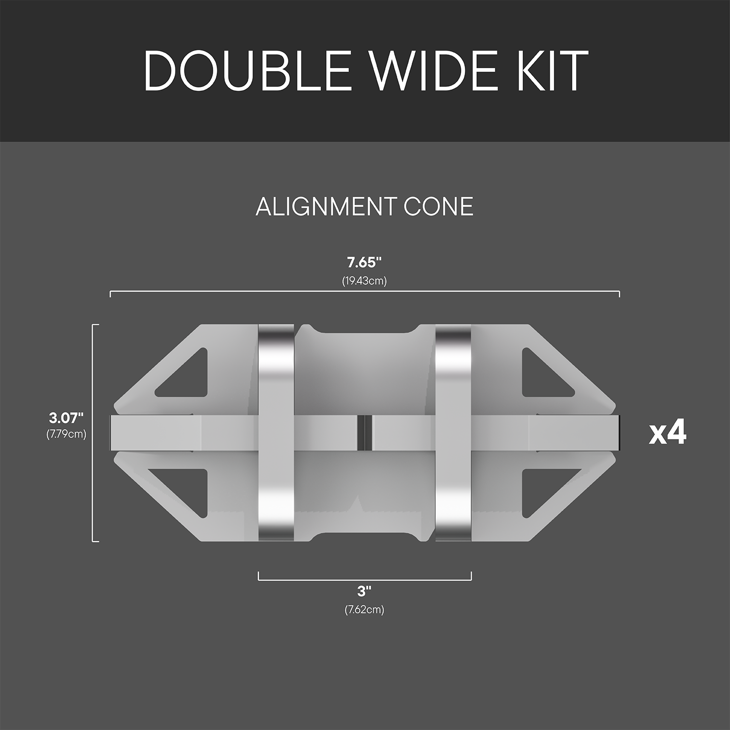 Double-Wide Shipping Container Connection Kit with Weld-Free Header - BETA 1.0