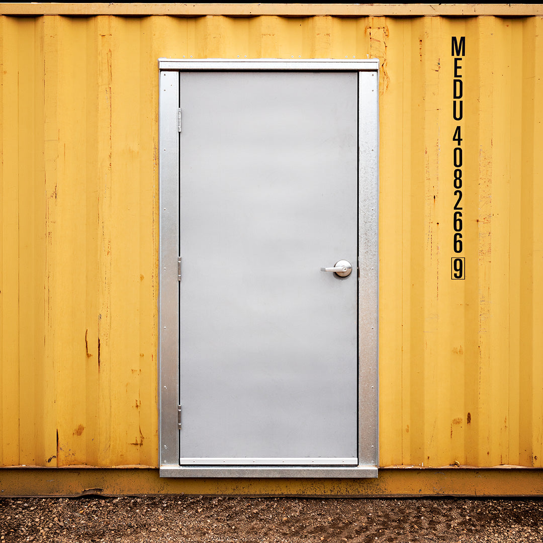 36" Insulated Steel Man Door & Frame Kit (Slab, Lever, Sweep & Hinges)