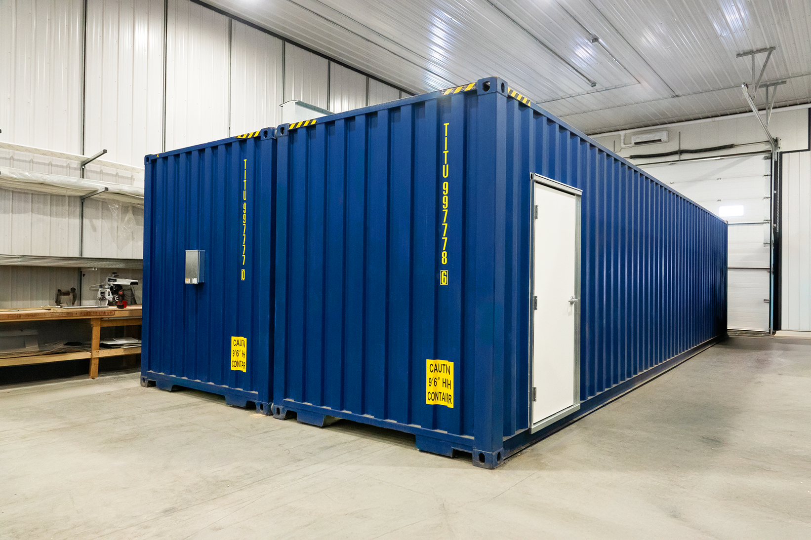 Double-Wide Shipping Container Connection Kit with Weld-Free Header - BETA 1.0