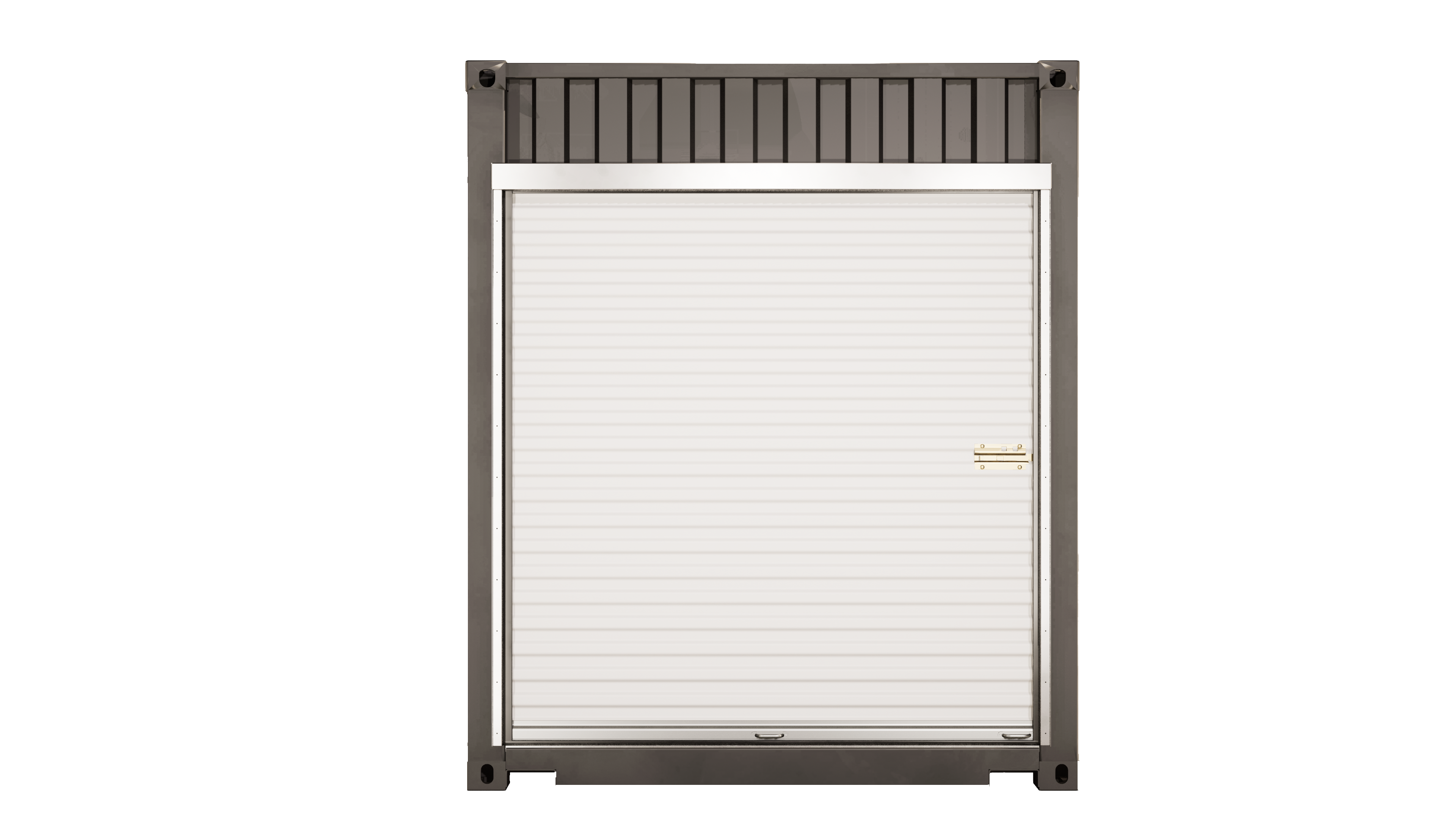 High Cube Container Size (9'6" Tall Container) End Wall Galvanized RUD Framing Kit (7' x 7'3") - Door Not Included