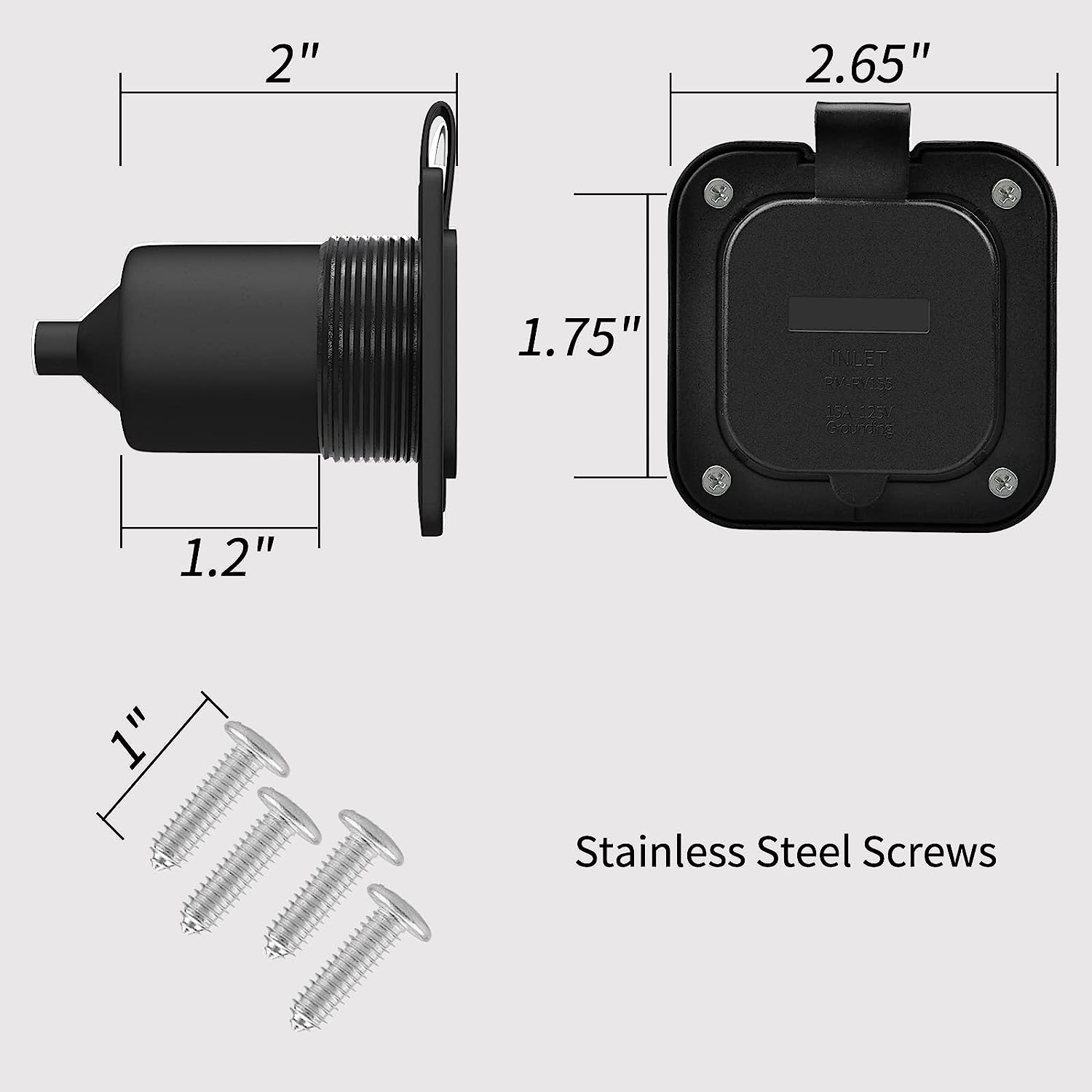 Heavy Duty 120V AC Port Plugs for Shipping Containers/Sea Cans