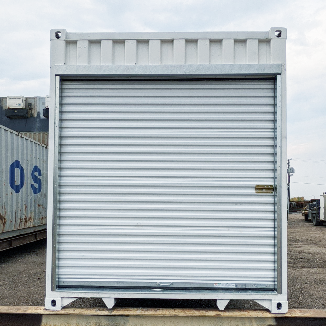 High Cube Container Size (9'6" Tall Container) End Wall Galvanized RUD Framing Kit (7' x 7'3") - Door Not Included