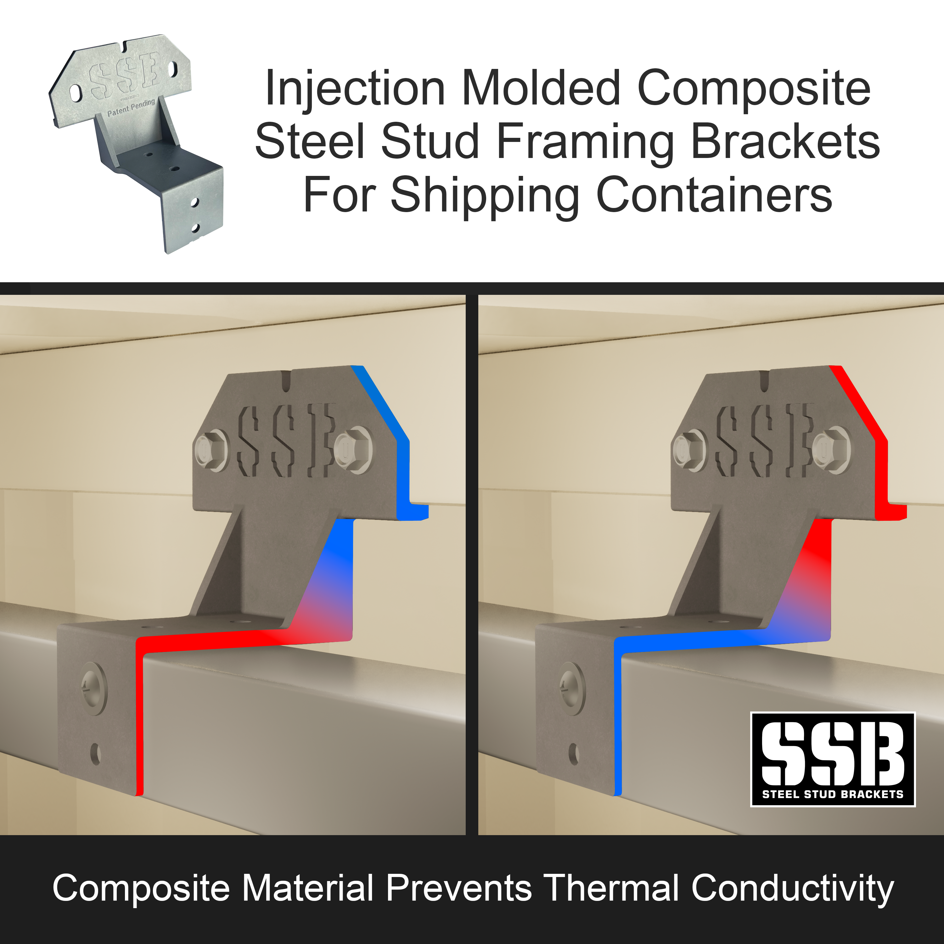 Composite Steel Stud Framing Brackets