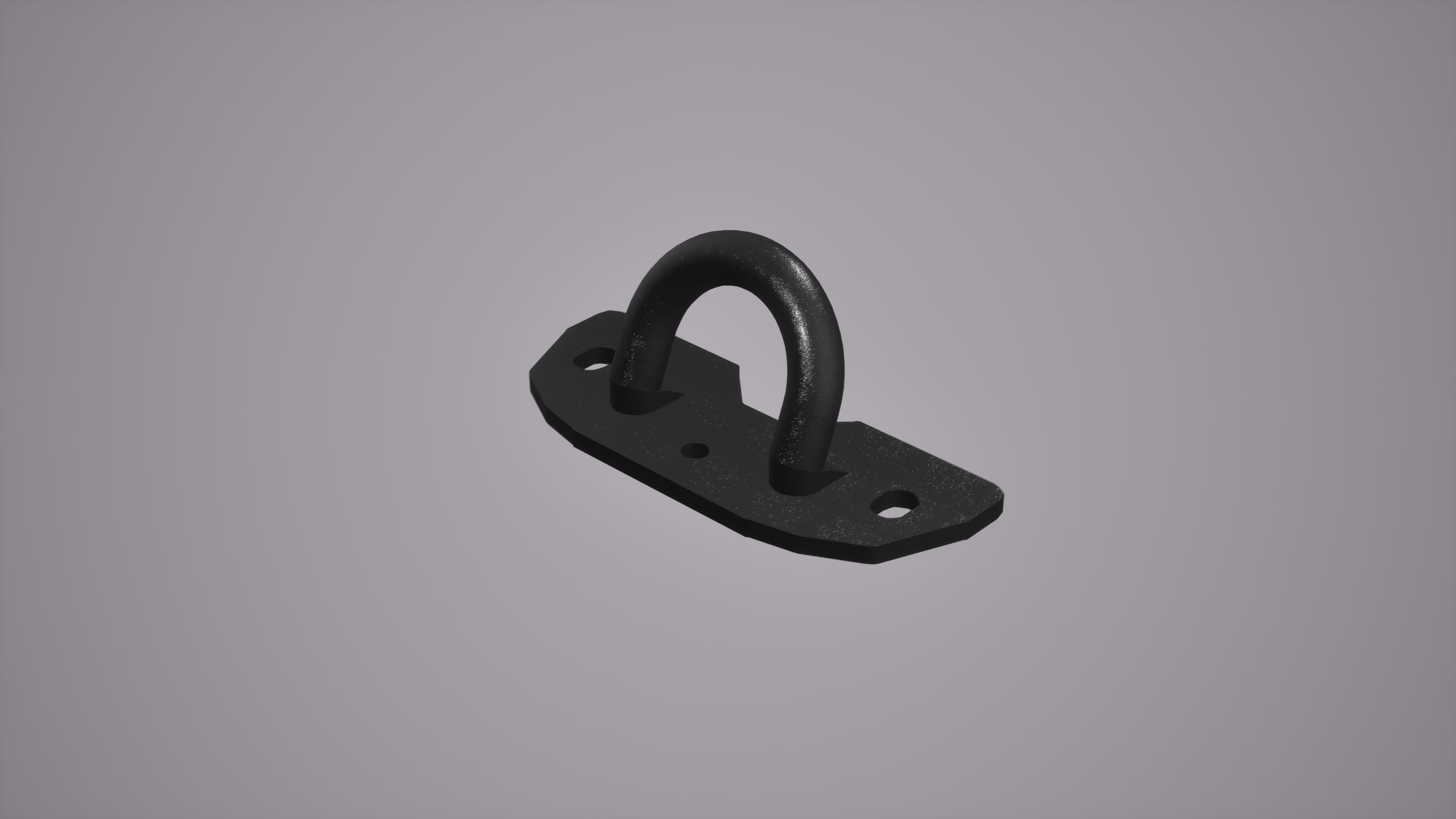 360 animation of Bolt on D-ring lashing points showcasing every aspect of it
