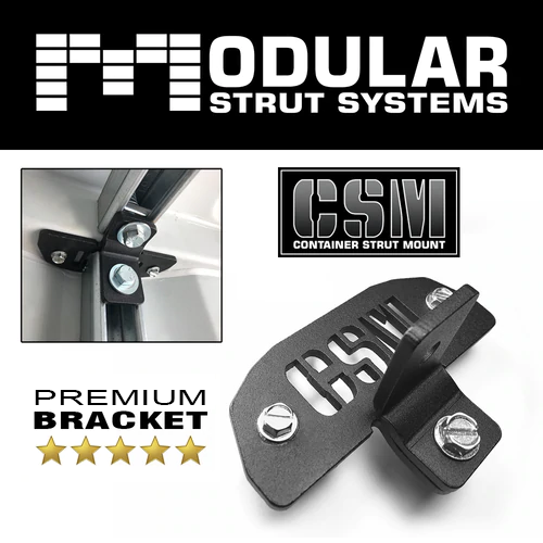 Container Strut Mount (CSM ) Brackets for Framing Shipping Containers & Sea Cans